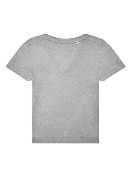 T-SHIRT mit V- Ausschnitt- DUNKLER SOMMER