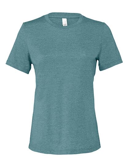 BIO COTTON T-SHIRT - HEATHER DEEP TEAL - 4 JAHRESZEITEN