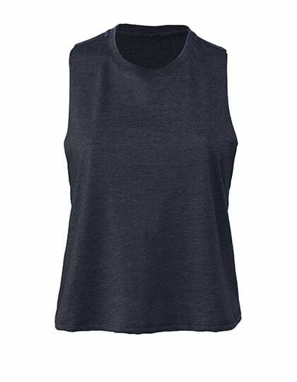 Racerback Cropped Tank- DUNKLER SOMMER WINTER