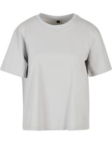 LADIES EVERY DAY TEE- LIGHT ASPHALT - DELIGHT SPRING