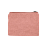 Kleine Tasche aus Jute-Baumwollmischgewebe- DUNKLER FRÜHLING SOMMER