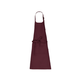 Schürze aus Bio- Baumwolle mit Taschen- Dark Cherry - VERDANT WINTER