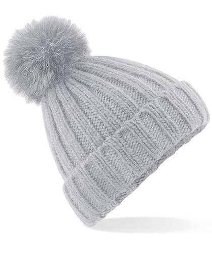 POM POM CHUNKY BEANIE UNISEX- DUNKLER FRÜHLING SOMMER