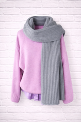 ECO FRIENDLY STRICKSCHAL- GRAU - SMART SUMMER