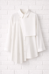 Hochwertige Bluse – modernes Statement-Piece mit raffiniertem Detail- MAJESTIC WINTER