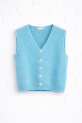 Nachhaltige Alpaka Strickweste in BIO QUALITÄT - GENTLE SPRING