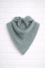 Dreieck Sommertuch Poncho- Eukalyptus meliert - 360°