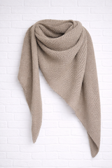 Dreieck Stricktuch Poncho- GENTLE SPRING