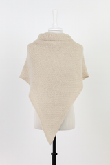 Dreieck Stricktuch Poncho- HELLER FRÜHLING SOMMER