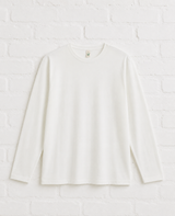 BIO COTTON LONGSLEEVE mMEN- FADED WHITE- MAJESTIC WINTER