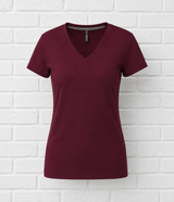 T-SHIRT mit V- Ausschnitt Kariban - VERDANT WINTER