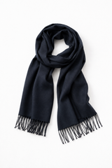Classic woven Schal mit Fransen UNISEX - VERDANT WINTER