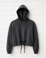 Lässiges Sweatshirt Cropped Oversized mit Tunnelzug- VERDANT WINTER