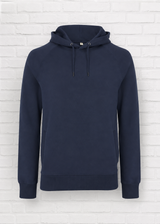 EARTH POSITIVE- ORGANIC HOODIE- UNISEX- DENIM - VERDANT WINTER