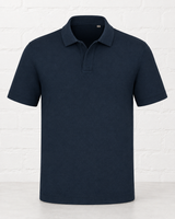 Umweltfreundliches FROTTEE- Poloshirt MEN- VERDANT WINTER