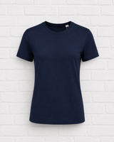 Umweltfreundliches Unisex-T-Shirt aus Biobaumwolle und Leinen- VERDANT WINTER