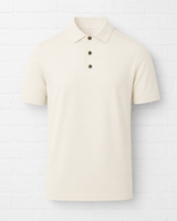 Umweltfreundliches Polohemd aus Strick- MEN - VERDANT WINTER