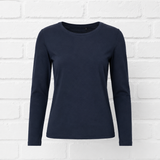 Nachhaltiges Cotton Longsleeve- VERDANT WINTER