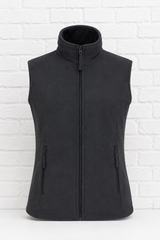 Microfleece Weste- Dark Grey - VERDANT WINTER