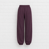 FLUFFY  SWEATPANTS - Plum Purple - 360°