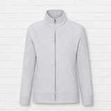 ZIP JACKE- Hellgrau meliert - SMART SUMMER
