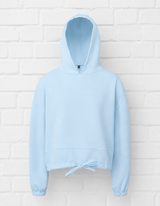 Lässiges Sweatshirt Cropped Oversized mit Tunnelzug- PURE SUMMER