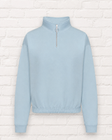 Half Zip- Hoodie Cropped- PURE SUMMER