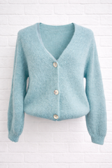 Nachhaltige Alpaka Strickjacke in BIO QUALITÄT - GENTLE SPRING