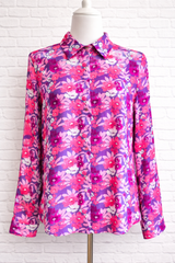 Hochwertige Bluse mit verdeckter Knopfleiste- HELLER SOMMER WINTER