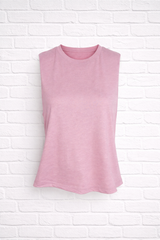 Racerback Cropped Tank- GENTLE SPRING