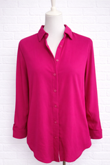 Lässige Baumwoll- Bluse- GEDECKTER WINTER