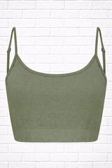 Bandeau Top- Khaki
