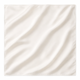 Quadratisches Seidentuch- Perlweiß