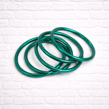 Buddhistischer Armreif Set Smaragd 5 Stück