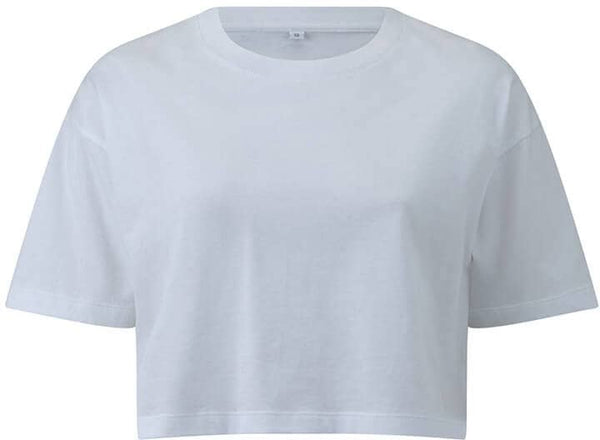 CROPPED T-SHIRT - WEISS