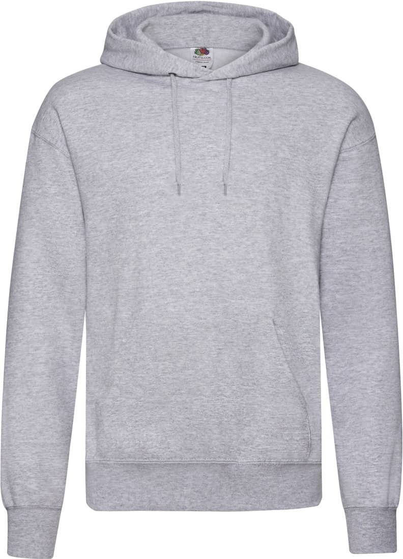 SWEATSHIRT HOODIE – HELLGRAUMELIERT