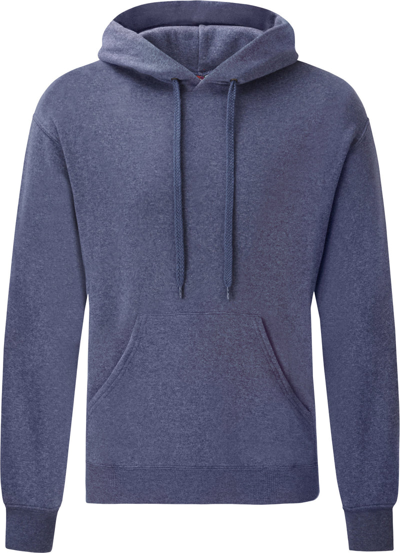 SWEATSHIRT HOODIE – BLAUMELIERT