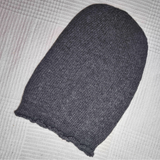 EDLE KASCHMIR MÜTZE-SLOUCHY BEANIE-  DUNKLER SOMMER WINTER