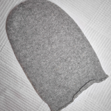 EDLE KASCHMIR MÜTZE- SLOUCHY BEANIE- DUNKLER SOMMER