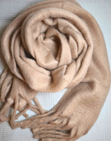 FLUFFY SCHAL- HELLER FRÜHLING SOMMER