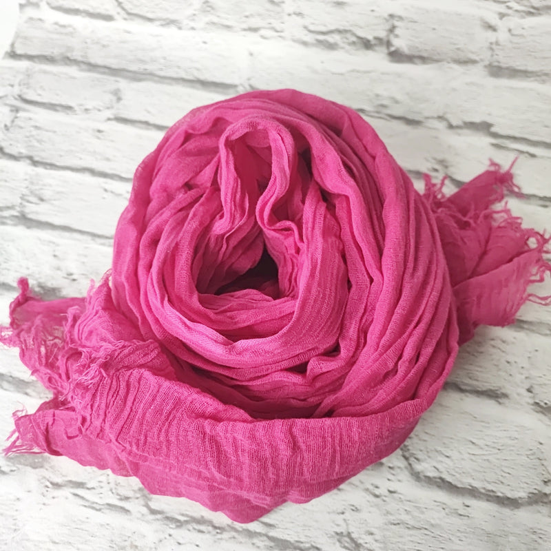 BOHO SCHAL WOLLE- Soft Pink