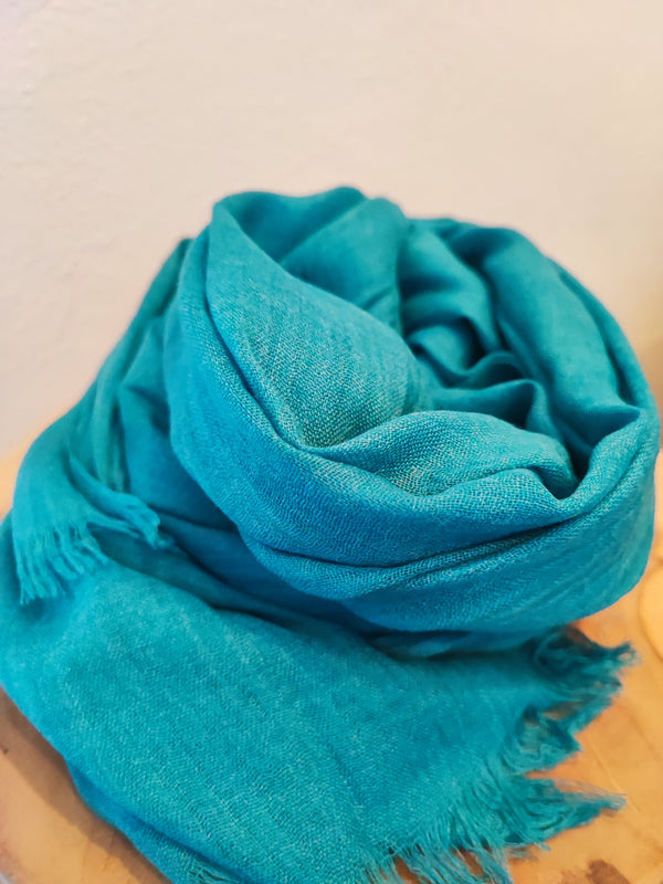 PURE & COZY SCHAL- OCEAN TEAL