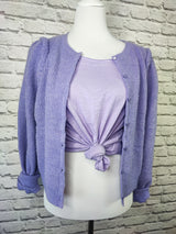 T- Shirt Ladie Long Slub- Lilac