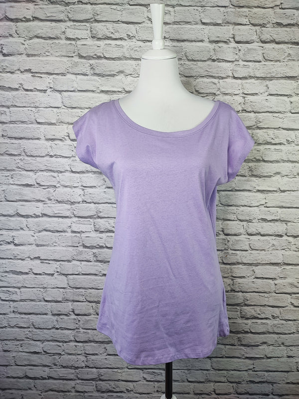 T-SHIRT MIT WEITEM AUSSCHNITT - Dunkler Sommer