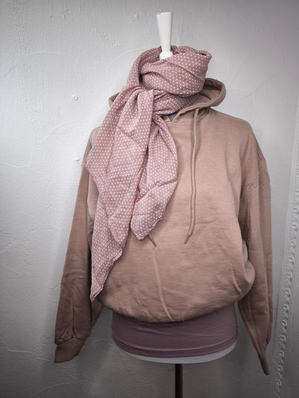 BIO HOODIE OVERSIZED– DUSK ROSE