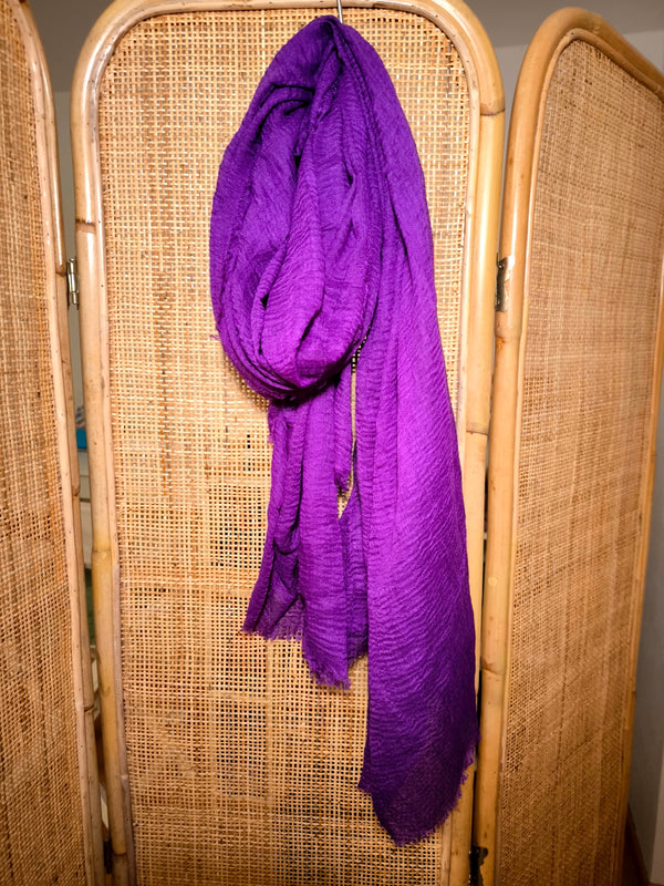 BOHO SCHAL- Very Purple