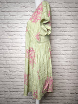Easy-to-wear Sommer Tunikakleid- Pistazie