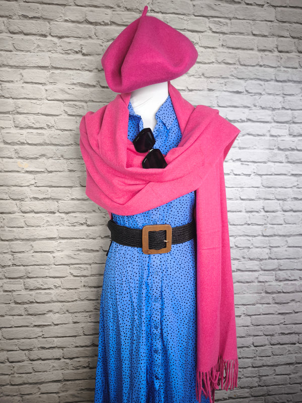 Superweicher Kaschmirschal mit Fransen- HELLER SOMMER WINTER