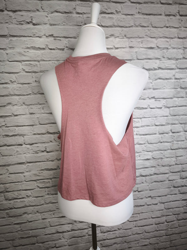 Racerback Cropped Tank- DUNKLER FRÜHLING SOMMER