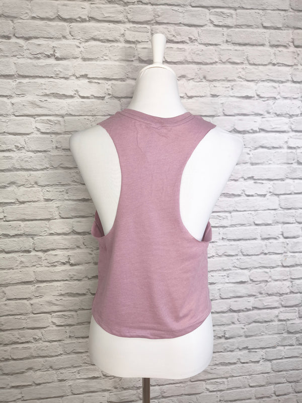 Racerback Cropped Tank- DUNKLER FRÜHLING SOMMER